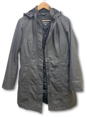 Eddie Bauer Girl on the Go® Insulated Waterproof Coat - Gray, Women's  Size M